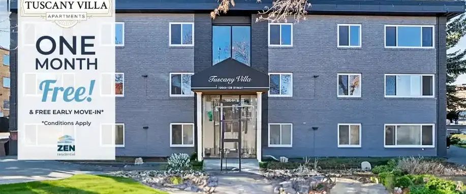 Tuscany Villa Apartments Downtown Edmonton | 10644 109 Street, Edmonton - Photo 1