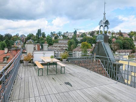 Maisonette-Wohnung mit wunderbarer Terrasse mit Blick über St. Gallen - Photo 2