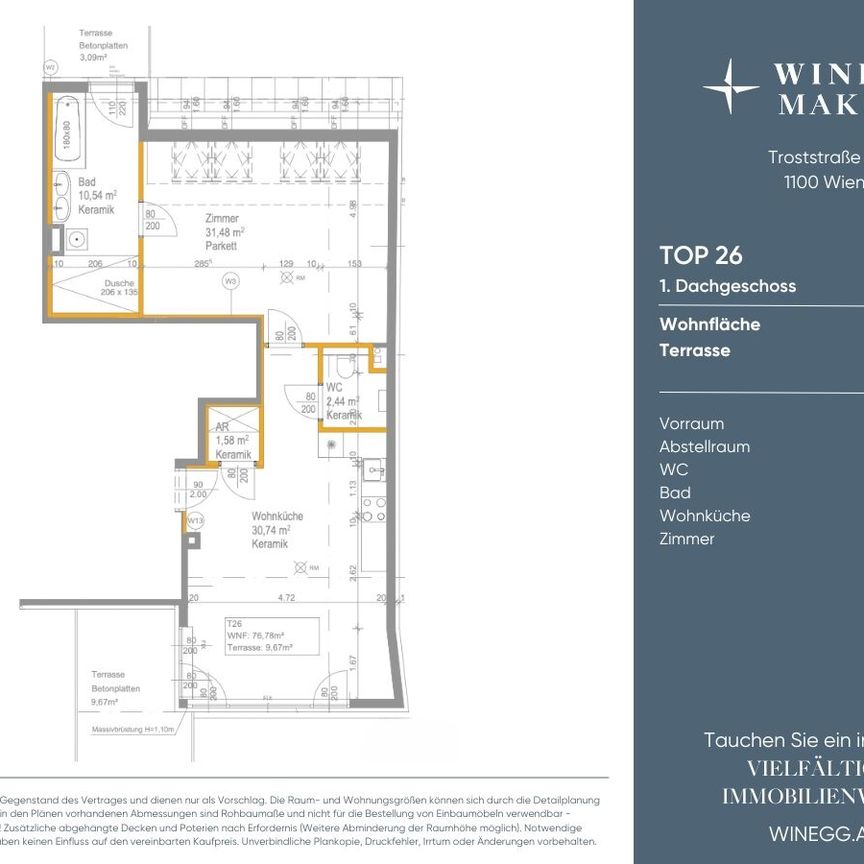 ERSTBEZUG in modernen NEUBAU mit FREIFLÄCHEN! - Top 26 - Foto 1