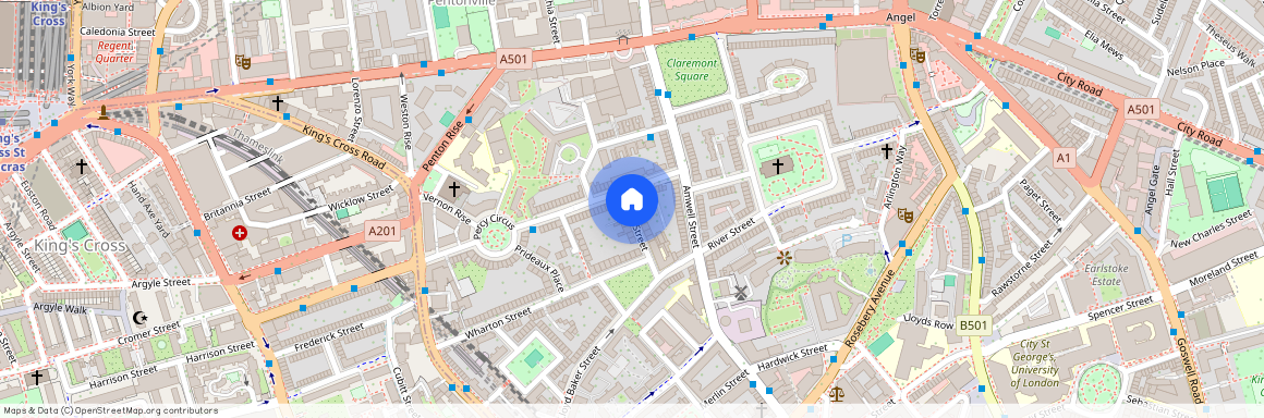 Great Percy Street, Islington, London, WC1X 9QT