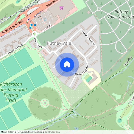Stroud Crescent, Roehampton, London