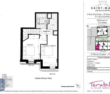 Appartement à louer 3 pièces 58.6m² - Photo 3