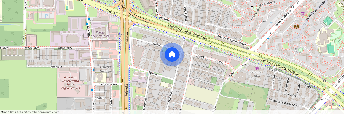 ul. Bociania, Stary Imielin, Ursynów, Warszawa, mazowieckie