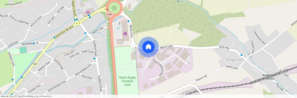 Marsh Lane, Hayle Industrial Park, Hayle