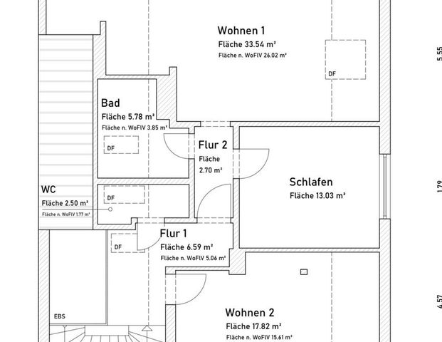 Schicke sanierte 3-Zimmer-Dachgeschosswohnung in Gießen-Wieseck - Foto 1