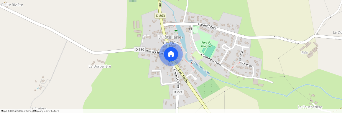 L hotellerie de flee (49500)