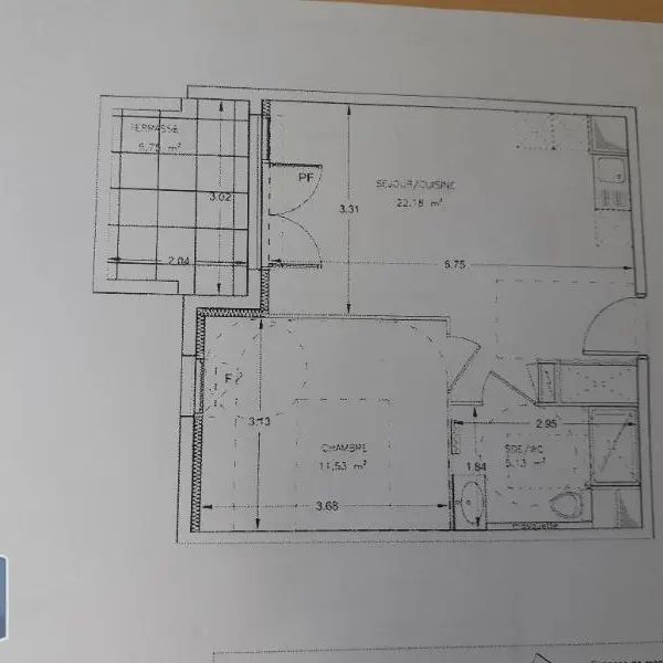 Appartement à louer 2 pièces 38.84m² - Photo 2