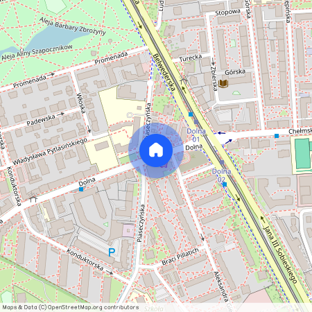 ul. Dolna, Sielce, Mokotów, Warszawa, mazowieckie