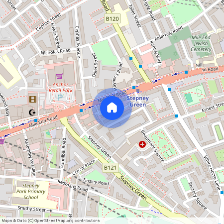 Mile End Road, Tower Hamlets, London, E1