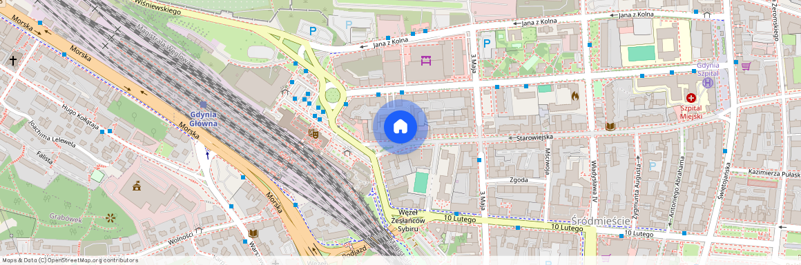 ul. Starowiejska, Śródmieście, Gdynia, pomorskie