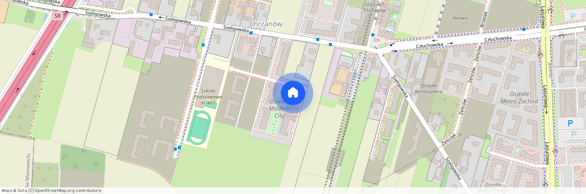 ul. Szeligowska 53b, Chrzanów, Bemowo, Warszawa, mazowieckie