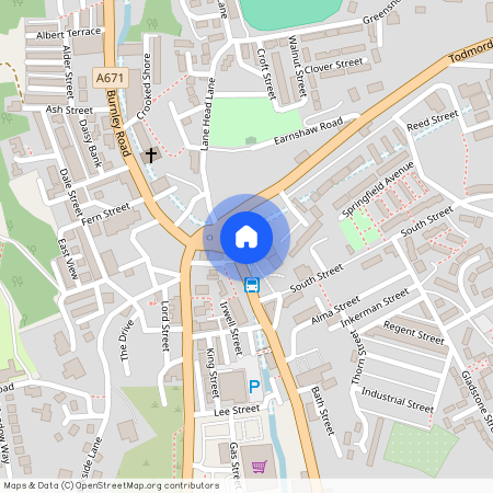 Irwell Terrace, The Old Conservative Club, Bacup