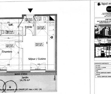 Location Appartement 44m² NEUILLY SUR MARNE 93330 - Photo 4