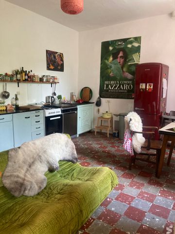 Mas ancien rénové, avec terrain autour, jardin ombragé à l’arrière, jardin avec mazet à l’avant - Photo 5