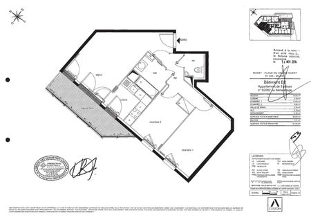 location Appartement T3 DE 60m² À MASSY - Photo 2