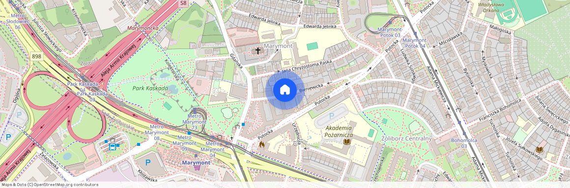 ul. Bieniewicka, Marymont-Potok, Żoliborz, Warszawa, mazowieckie