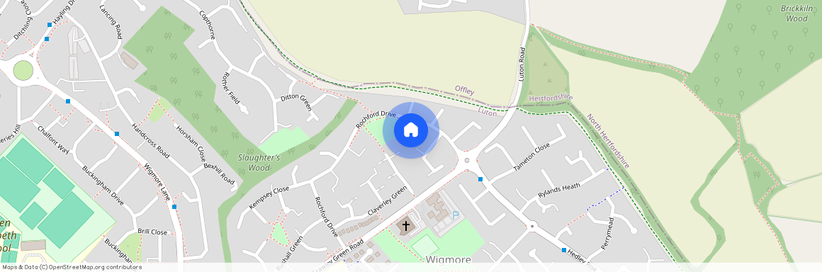 Rochford Drive, Luton, Bedfordshire, LU2