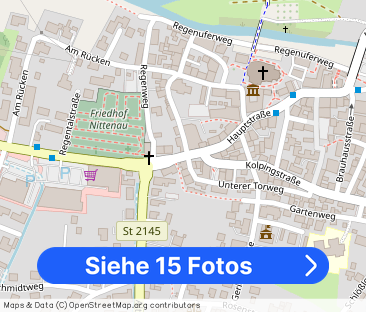 Geräumige Hochparterre-2-Zi.-Wohnung mit großem Balkon! - Foto 1