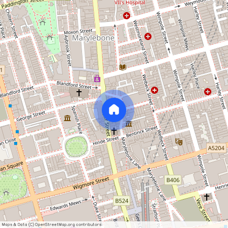 Bulstrode Street, London W1U