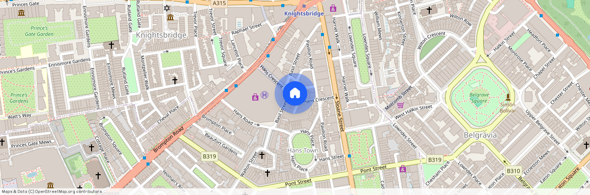 Hans Crescent, London, SW1X