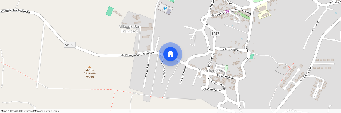 Via Villaggio San Francesco, Ragalna