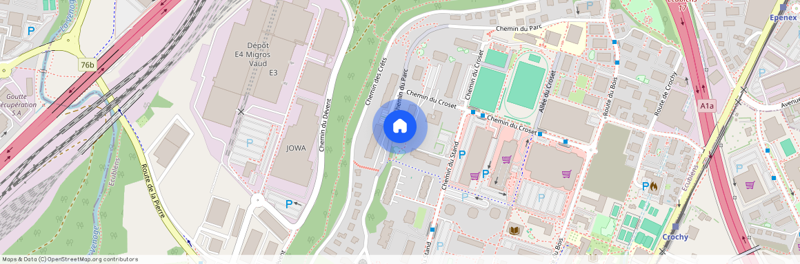 1024, Ecublens VD, 13A, chemin du Croset, 13A