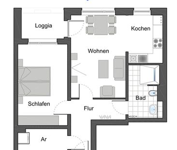 Erstbezug: Seniorenwohnung mit WBS - Foto 1