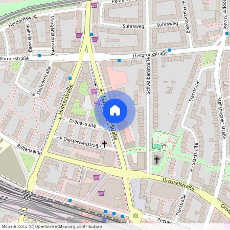 Fuhlsbüttler Straße 124, 22305 Hamburg-Nord - Hamburg Barmbek