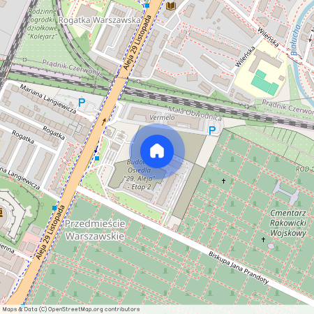 ul. bp. Jana Prandoty, Przedmieście Warszawskie, Stare Miasto, Kraków, małopolskie