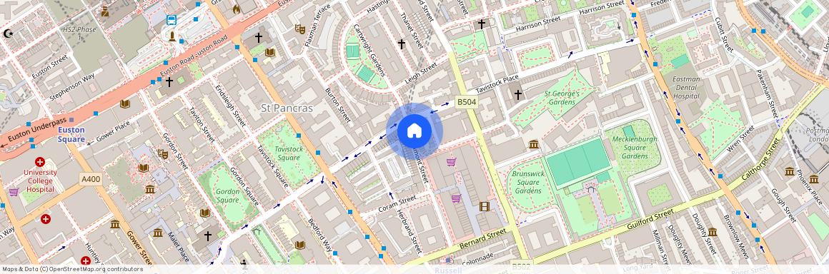 Marchmont Street, Bloomsbury, WC1N