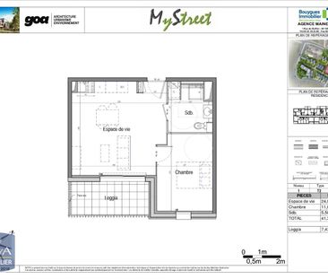 Location Appartement 2 pièces 41m² ANGERS 49100 - Photo 1