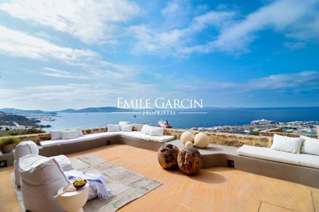 Évasion à Mykonos : Villa Élégante et Tranquille avec Vues Panoramiques - Photo 2