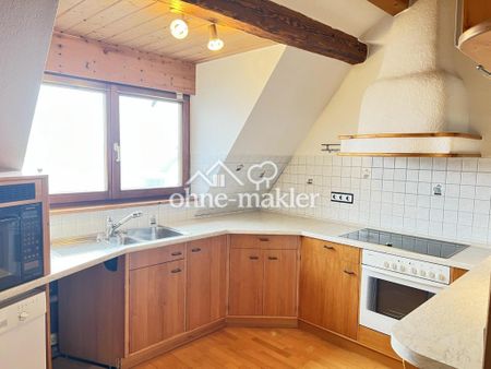 Helle, zentrale 2,5-Zimmer Maisonette-Wohnung mit Balkon, Garten, Garage - Foto 3