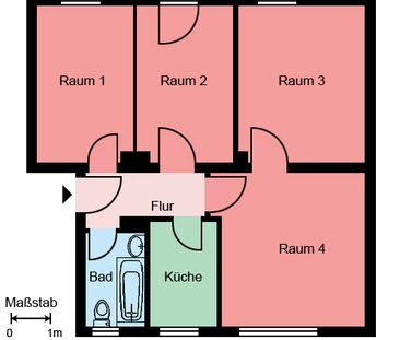 Demnächst frei! 3-Zimmer-Wohnung in Castrop-Rauxel Schwerin - Foto 1
