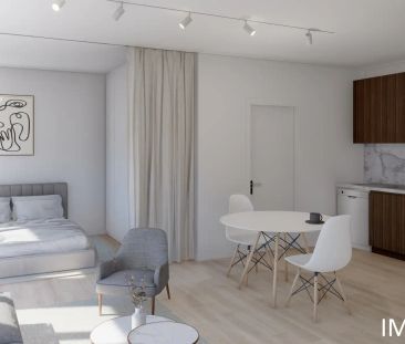 Gerenoveerde studio met aparte slaaphoek, terras en parking - Foto 2