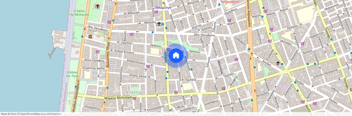 Δημητρίου Μητροπούλου, 12, Δημοτική Ενότητα Θεσαλονίκης, 546 (54642), Ανάληψη - Μπότσαρη (Ανάληψη - Μπότσαρη - Νέα Παραλία)