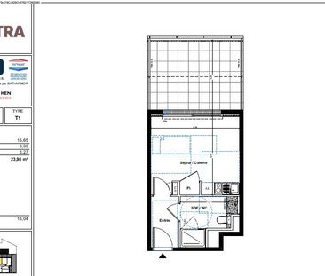 Appartement T1 à louer - 23 m² - Photo 2