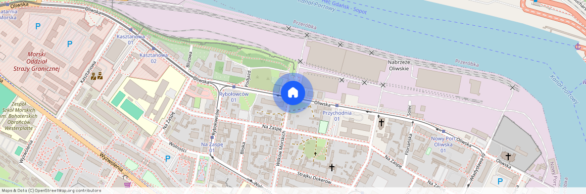 ul. Oliwska, Nowy Port, Gdańsk, pomorskie