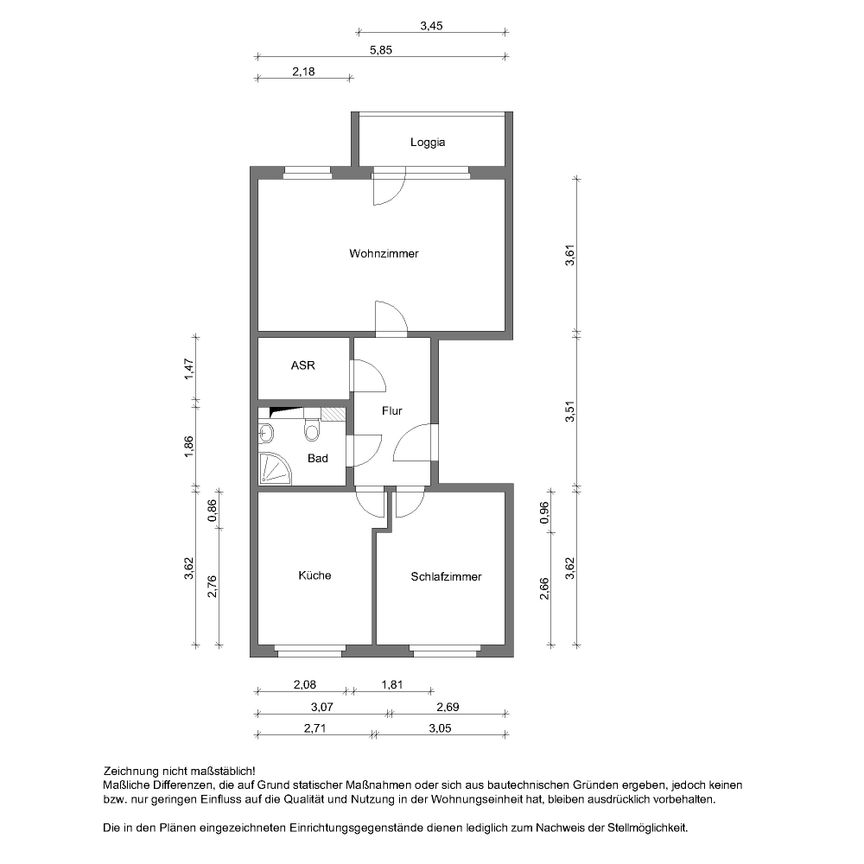 Wohnung Nr. 302/213/42 - Foto 2