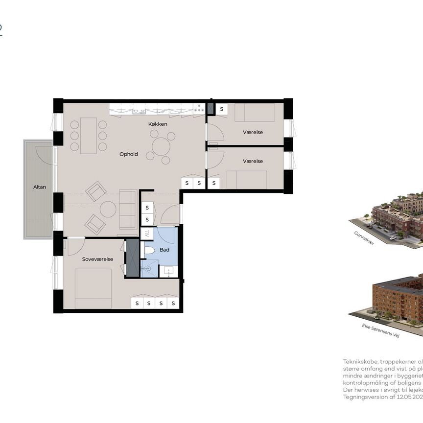 Else Sørensens Vej 4, 2., th, Rødovre - Foto 1