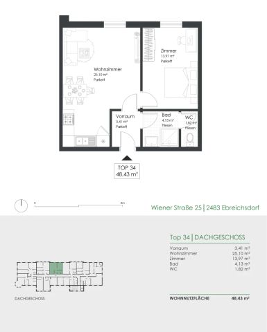 Sonnige, helle 2 Zimmer Wohnung, Nahe Zentrum und Bahnhof- in nur 16 min. mit der S-Bahn zur U6 Meidling - Foto 2
