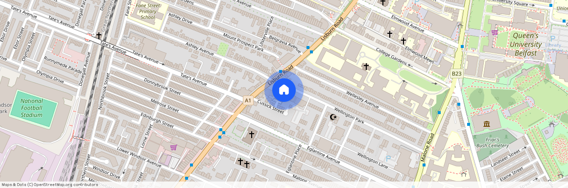 Apt 3, 66 Wellington Park, Belfast BT9 6DP, Belfast