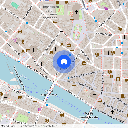 Via dei Fossi, Florence, Tuscany 50123