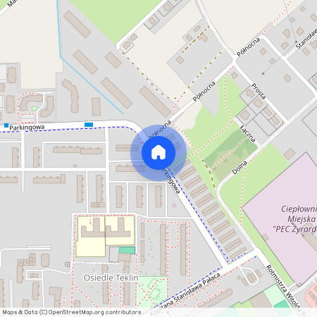 mazowieckie, żyrardowski, Żyrardów, Parkingowa