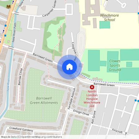 Barrowell Green, Winchmore Hill, N21