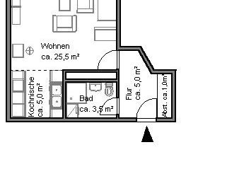 1-Zimmer-Wohnung 43,22m² mit Balkon sofort verfügbar * Objektbeschr... - Photo 2