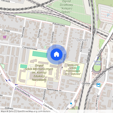 ul. Czeremchowa 32, Dębiec, Wilda, Poznań, wielkopolskie