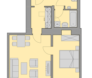 2-Zimmer Wohnung im 10.Bezirk – Renovierter Altbau – Gute Anbindung... - Photo 5