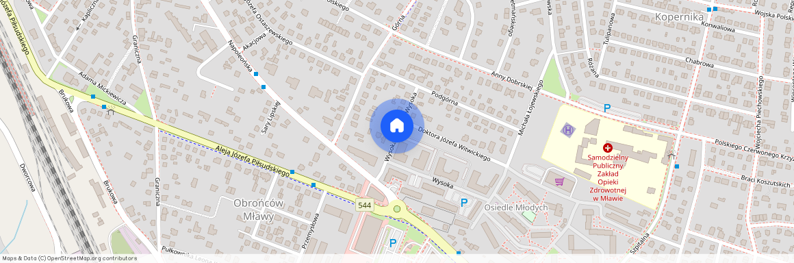 ul. Wysoka, Mława, mławski, mazowieckie