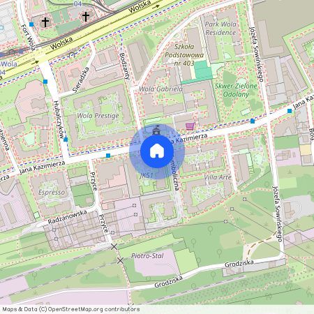 ul. Jana Kazimierza 53a, Odolany, Wola, Warszawa, mazowieckie